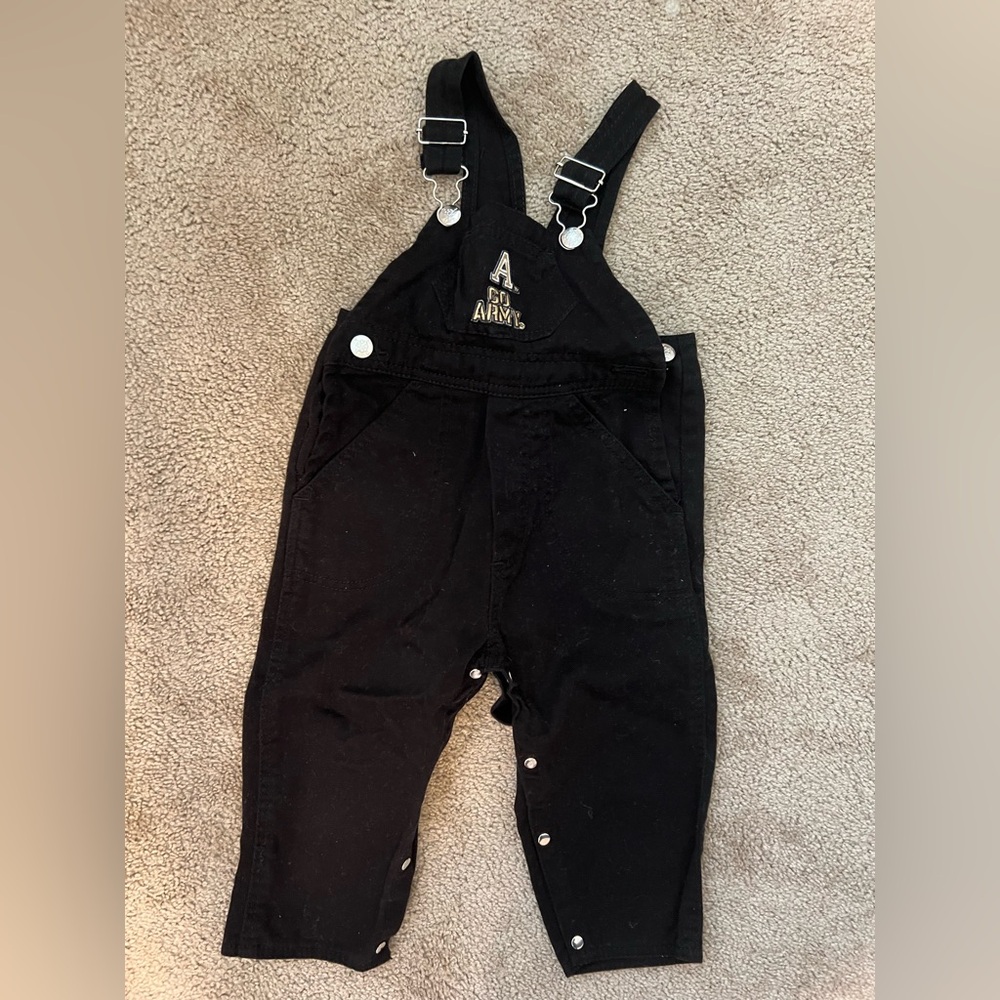 Classic Black Kids Overalls